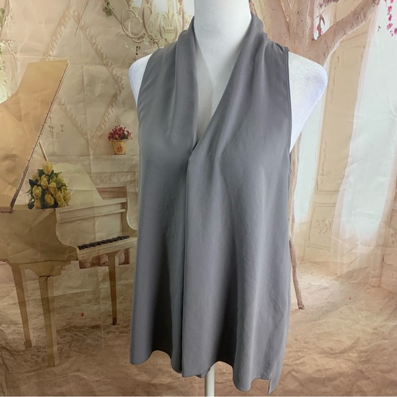 NEW Aritzia Wilfred Nuit Blouse Shark - Picture 4 of 10